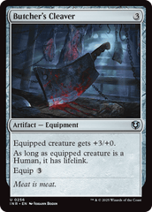 Butcher's Cleaver - Foil