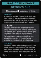 Magic Minigame: Demon's Due