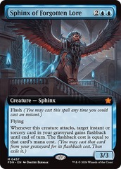 Sphinx of Forgotten Lore (0457) (Extended Art)