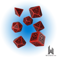 DWARVEN DICE BLACK / RED