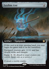 Leyline Axe (0485) (Extended Art) - Foil