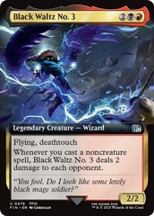 Black Waltz No. 3 (0478) (Extended Art) - Foil