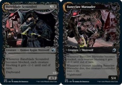 Baneblade Scoundrel // Baneclaw Marauder (289) (Showcase) - Foil