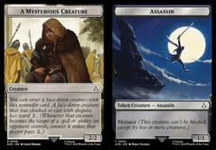 A Mysterious Creature (0008) // Assassin (0004) Double-Sided Token - Foil