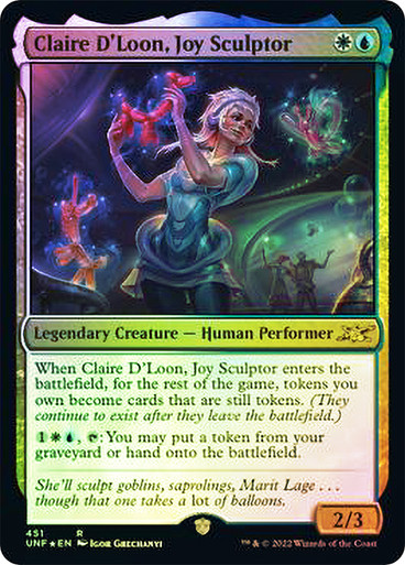Claire DLoon, Joy Sculptor - Galaxy Foil