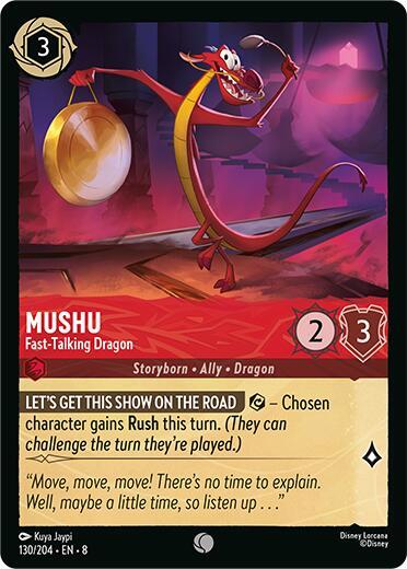Mushu, Fast-Talking Dragon (0130) - Cold Foil