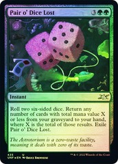 Pair o' Dice Lost - Galaxy Foil