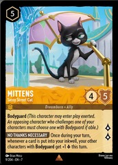 Mittens, Sassy Street Cat (009/204) - Cold Foil