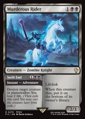 Murderous Rider // Swift End - Surge Foil