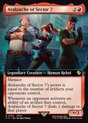 Avalanche of Sector 7 (0150) (Extended Art) - Foil