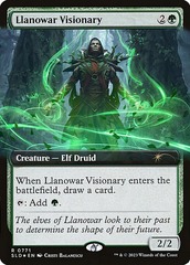 Llanowar Visionary (0771) (Extended Art) - Foil