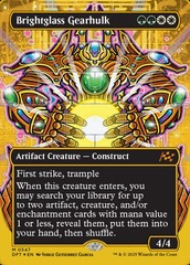 Brightglass Gearhulk (0547) (Borderless) - First Place Foil