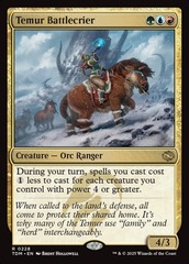 Temur Battlecrier - Foil