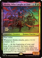 Alesha, Who Laughs at Fate (Prerelease) - Foil