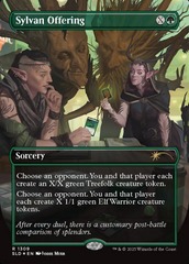 Sylvan Offering (1309) (Borderless) - Foil