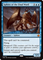 Sphinx of the Final Word