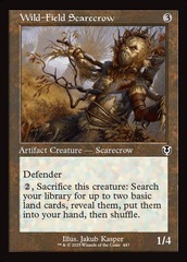 Wild-Field Scarecrow (0447) (Retro Frame) - Foil