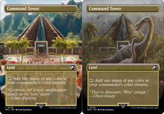 Command Tower (0026) (Borderless) (Reversible) - Foil