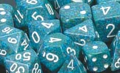 Speckled - Polyhedral 7-Die Set - Sea