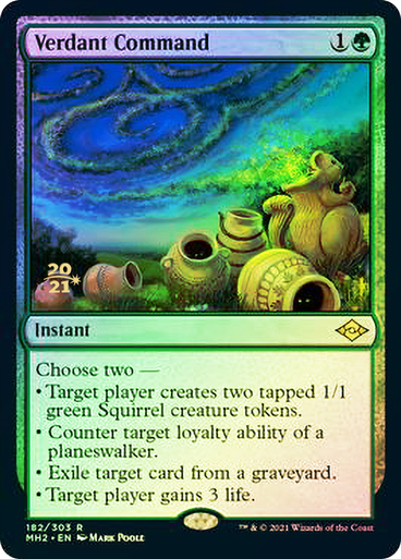 Verdant Command - Foil - Prerelease Promo