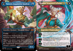 Tamiyo, Inquisitive Student // Tamiyo, Seasoned Scholar (0443) (Borderless) - Foil