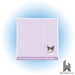 PETITE TOWEL: STRIPE KUROMI