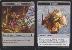Daretti, Scrap Savant Emblem (018) // Treasure (021) Double-Sided Token