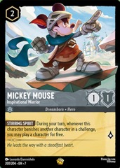 Mickey Mouse, Inspirational Warrior (200/204) - Cold Foil