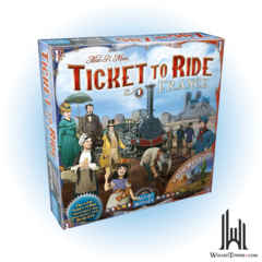 TICKET TO RIDE FRANCE/OLD WEST MAP