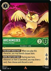 Archimedes, Resourceful Owl (0113) - Cold Foil