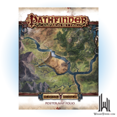 PATHFINDER CAMPAIGN IRONFANG INVASION POSTER MAP FOLIO