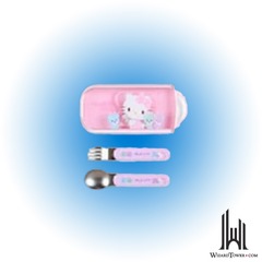 SPOON & FORK SET: HELLO KITTY