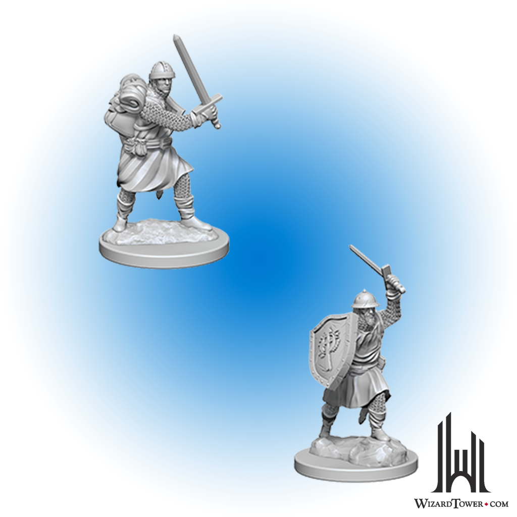 Pathfinder Deep Cuts Unpainted Miniatures: Infantrymen