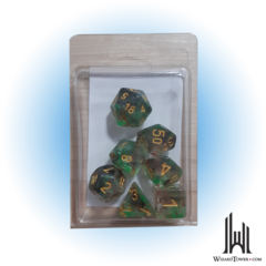 TMG Dargon's Dice Rolling Dead Green/Black Wired