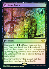 Profane Tutor - Foil - Prerelease Promo