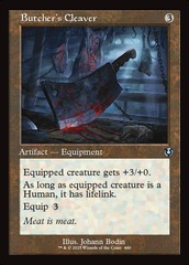 Butcher's Cleaver (0440) (Retro Frame) - Foil