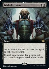 Diabolic Intent (324) (Extended Art) - Foil