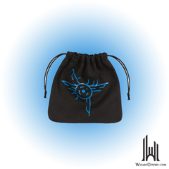 Dice bag - Galactic Black / Blue