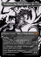 Skithiryx, the Blight Dragon (0147) (Borderless) (Showcase) - Halo Foil