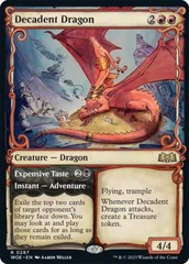 Decadent Dragon // Expensive Taste (0287) (Showcase) - Foil