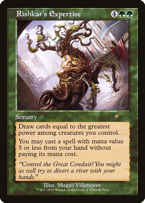 Rishkars Expertise (0001) (Commander Party) - Foil