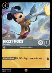 Mickey Mouse, Trumpeter (0182) - Cold Foil