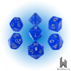 LD Glitter Blue Dice