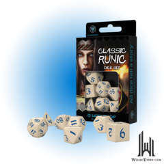 RUNIC DICE BEIGE/BLUE