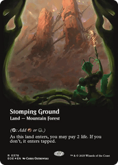 Stomping Ground (0378) (Borderless) - Galaxy Foil