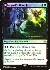 Arguel's Blood Fast // Temple of Aclazotz - Foil - Prerelease Promo