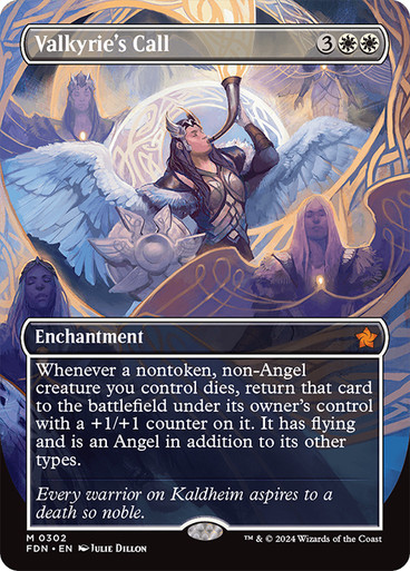 Valkyries Call (0302) (Borderless) - Foil