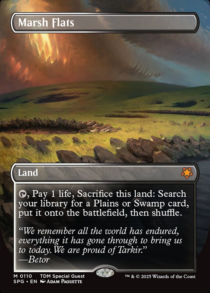 Marsh Flats (0110) (Borderless) - Foil
