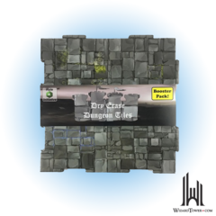 DRY ERASE DUNGEON TILES BOOSTER PACK - GRAYSTONE