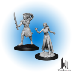 Magic the Gathering Unpainted Miniatures: Vampire Lacerator/Hexmage